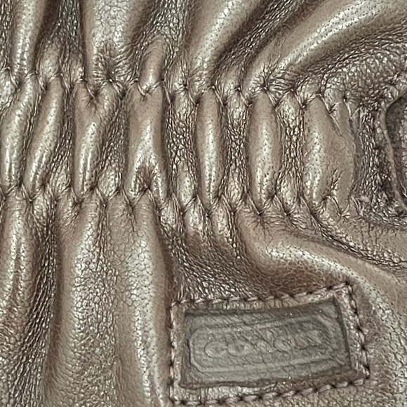 Men’s dark brown Coach Shearling Gloves NWOT - Picture 5 of 6